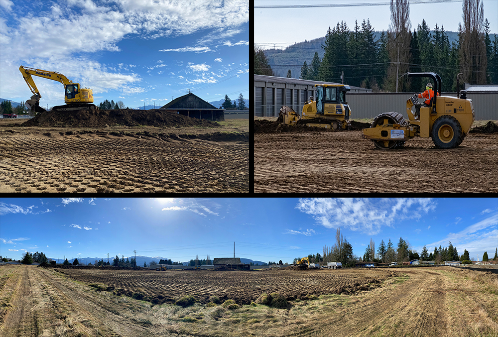 TRICO Prepping Site for Skagit Self Storage