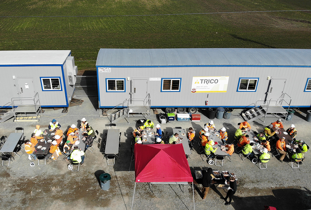 TRICO Celebrates Topping Out at Skagit Valley Farm Cooling & Operations Facility