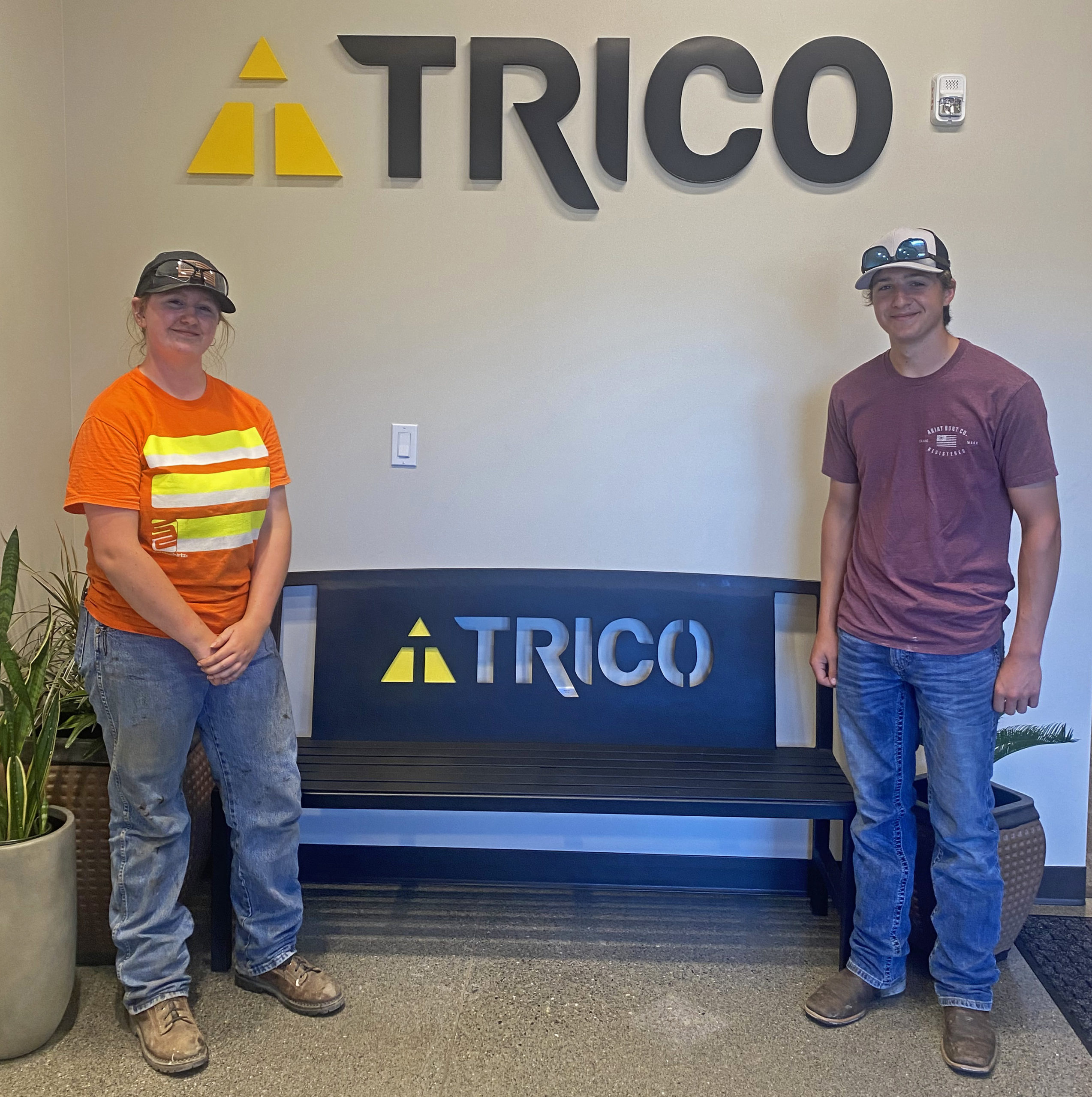 TRICO Recipient of Custom Bench