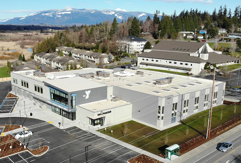 Skagit Valley Family YMCA aerial view