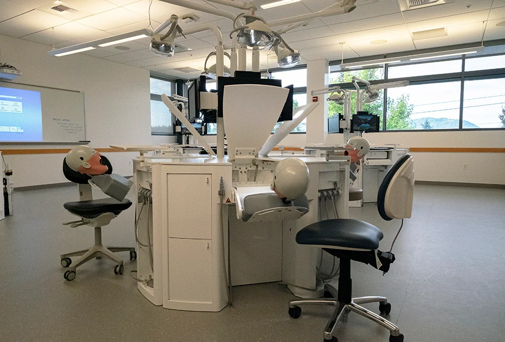 Skagit valley college dental classroom