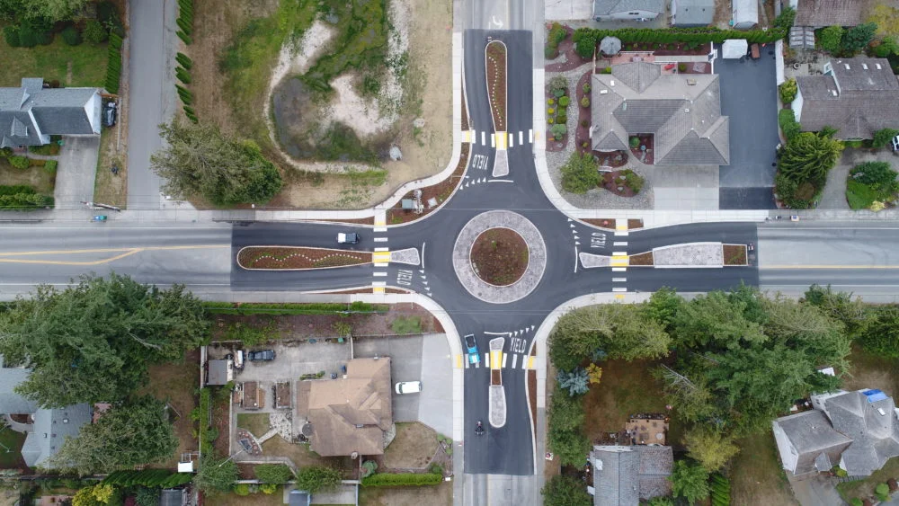 Division Street / Waugh Road Roundabout