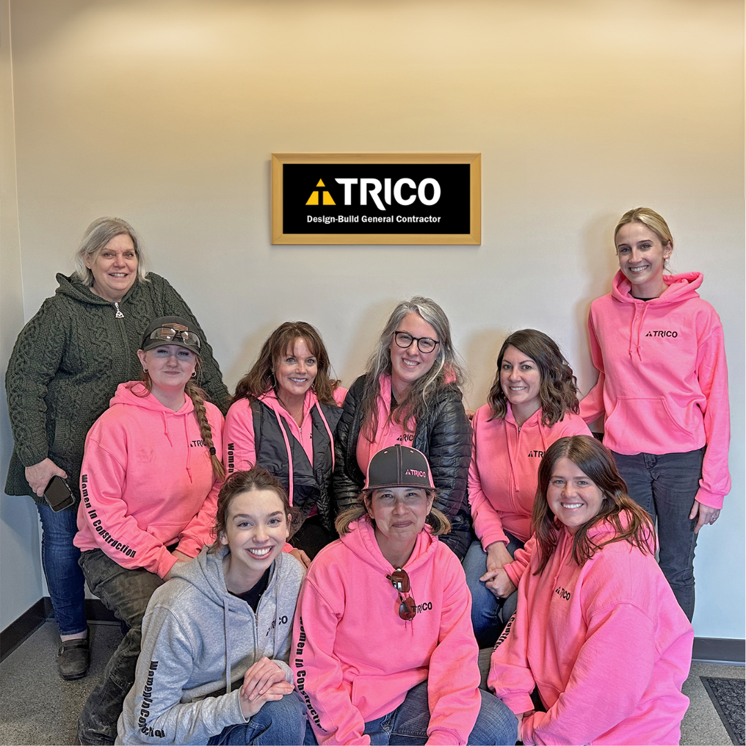 group of women in construction